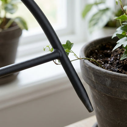 Ylvhg Arborcurve Metal Arch Plant Trellis 24 in Black