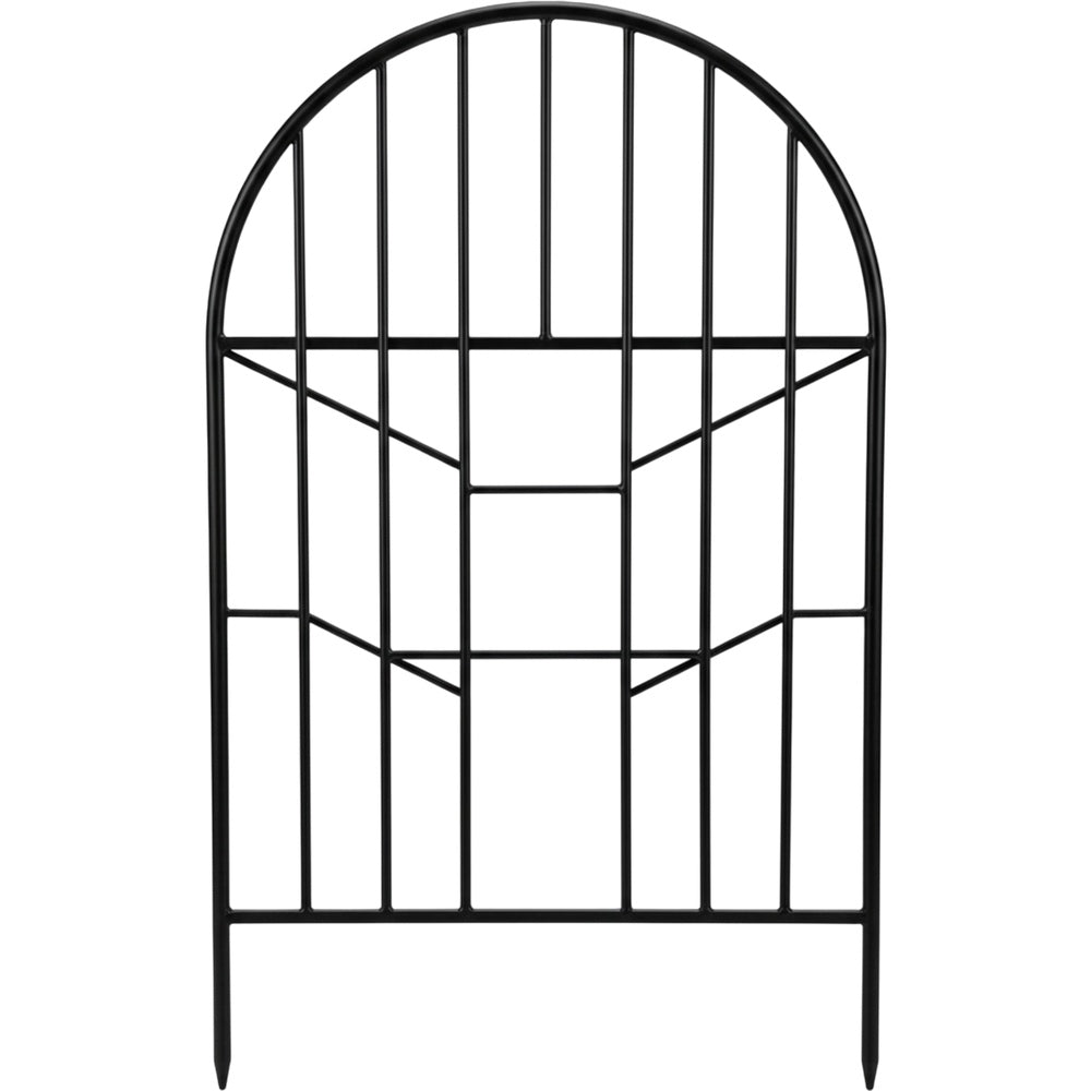 Ylvhg Arborcurve Metal Arch Plant Trellis 24 in Black
