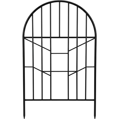 Ylvhg Arborcurve Metal Arch Plant Trellis 24 in Black