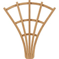 Ylvhg Leafspread Fan Plant Trellis Wood 16 in Natural