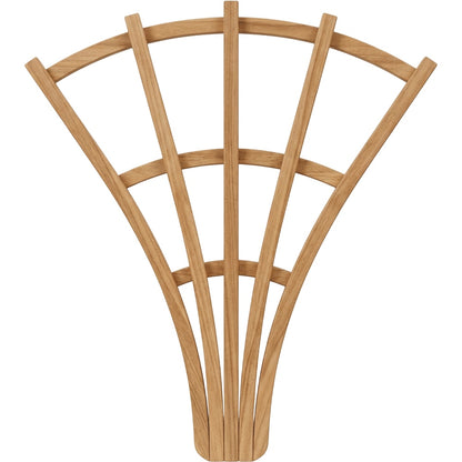 Ylvhg Leafspread Fan Plant Trellis Wood 16 in Natural