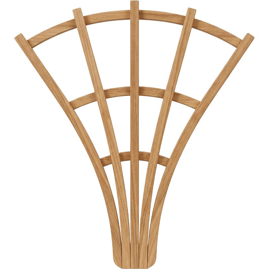 Ylvhg Leafspread Fan Plant Trellis Wood 16 in Natural